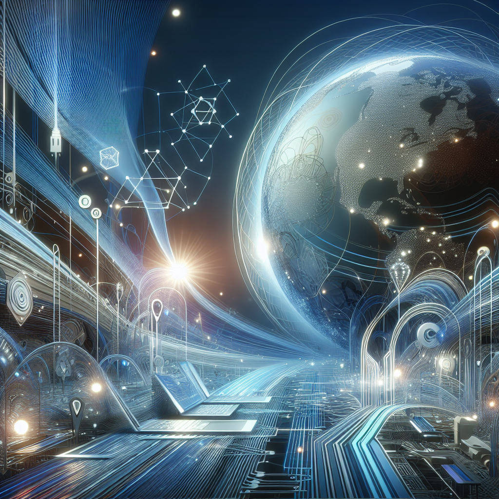 Tecnici osservano un terminale di rete quantistica in laboratorio europeo